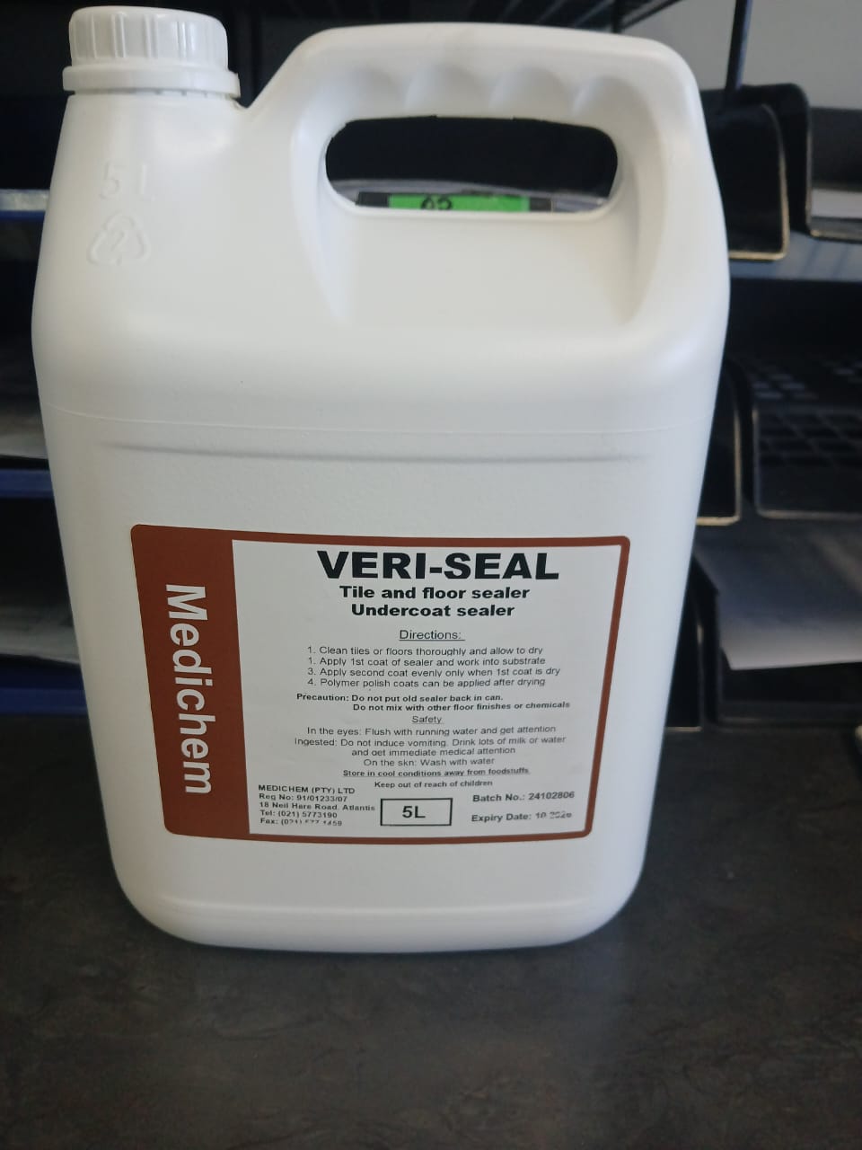 Veri-Seal | Tile & Floor Sealer - Undercoat Sealer 5L